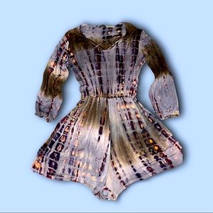 **SOLD** tie dye jersey romper